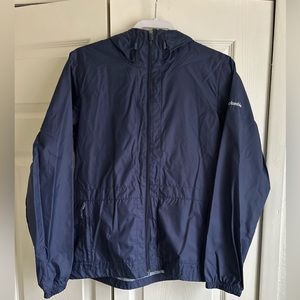 NWOT Navy Blue Columbia Rain Jacket Size M (Women’s)